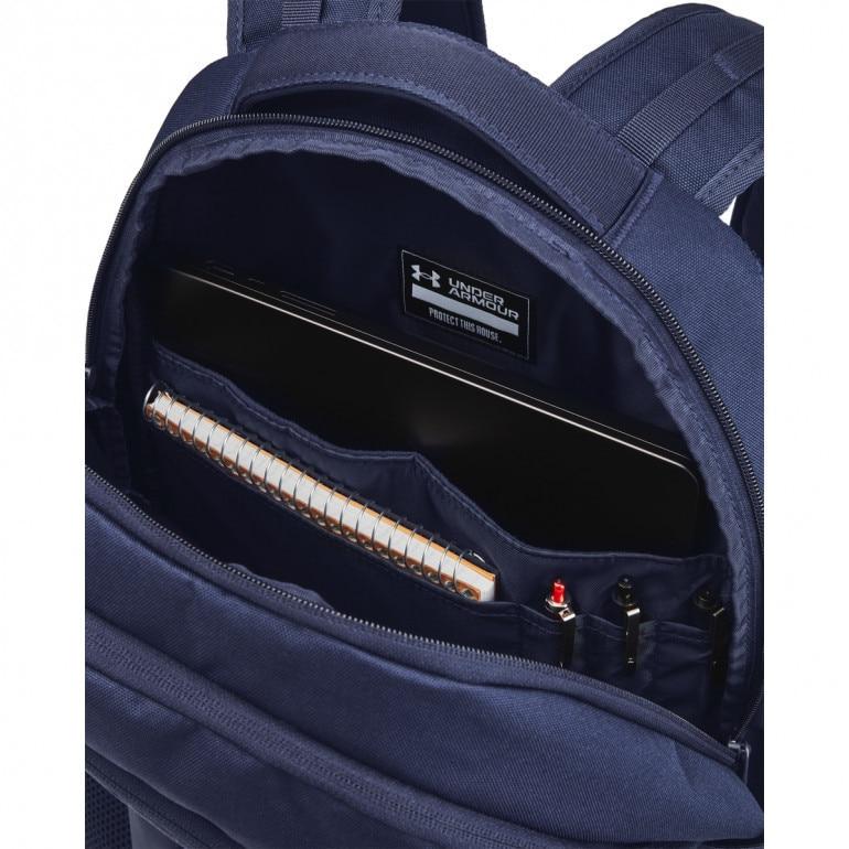 Рюкзак UA Hustle 6.0 Backpack 29 л 51х32х17 см Синий (1384672-411) - фото 4