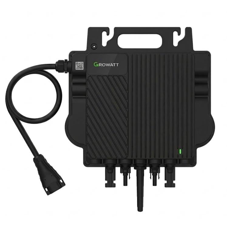 Микроинвертор для солнечных панелей Growatt NEO 800M-X WF 800 Вт 2 MPPT Wi-Fi IP67 Black (36944106) Микроинвертор для солнечных панелей Growatt NEO 800M-X WF 800 Вт 2 MPPT Wi-Fi IP67 Black (36944106)