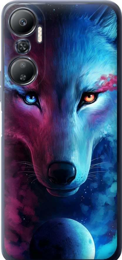 Чехол на Infinix Hot 20 Арт-волк (3999u-2966-42517)