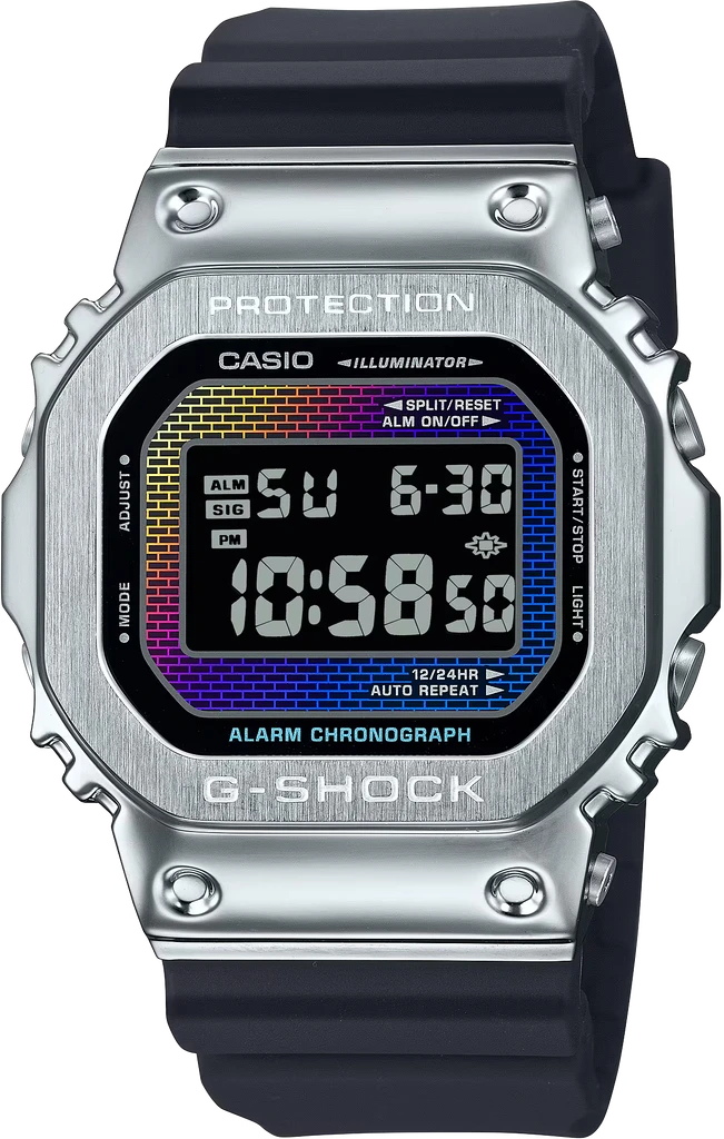 Наручные часы мужские Casio G-Shock GM-5600RW-1ER ударопрочные с водозащитой 200 м и подсветкой (3099560399)