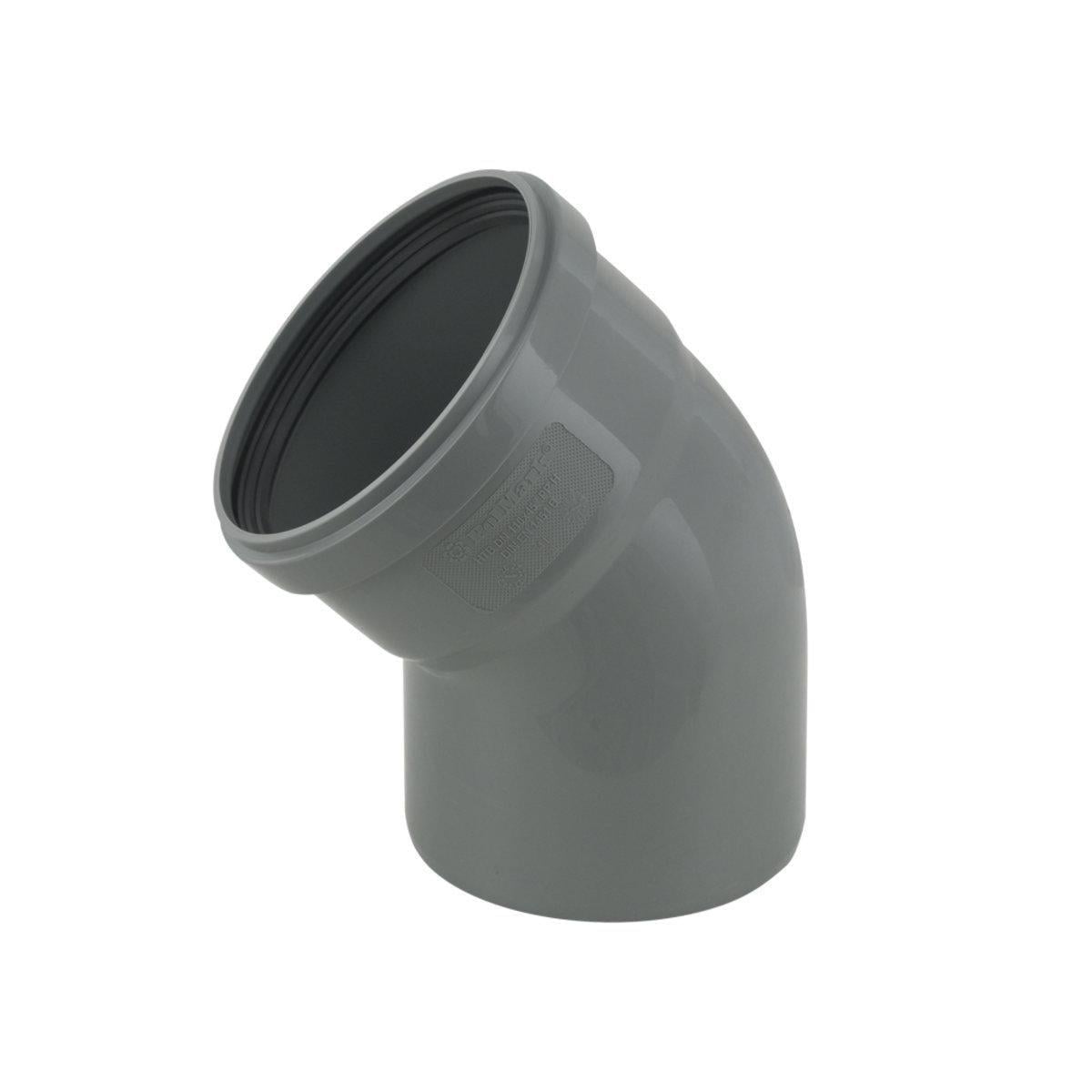 Колено внутренней канализации Polmark d 110 ммх45° (SW-79268)
