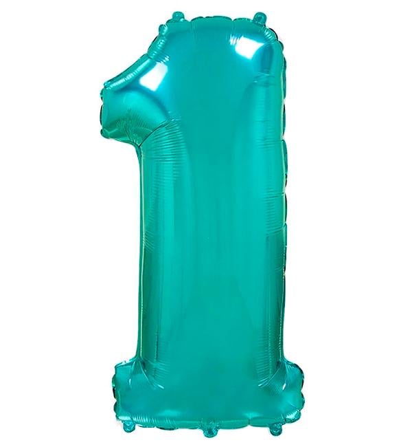 Шарик Цифра 1 100 см Тиффани (514541)