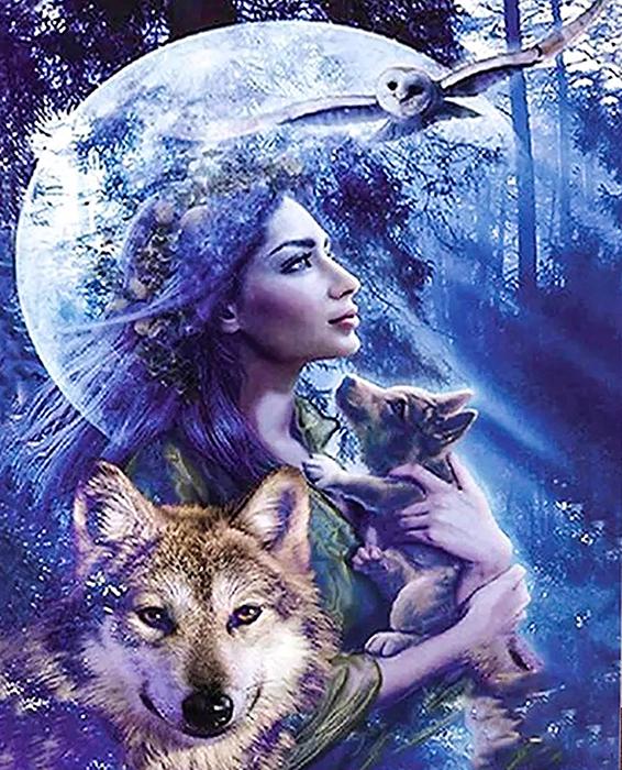 Картина по номерам "Лесная нимфа" 40x50 см (РНК-501)