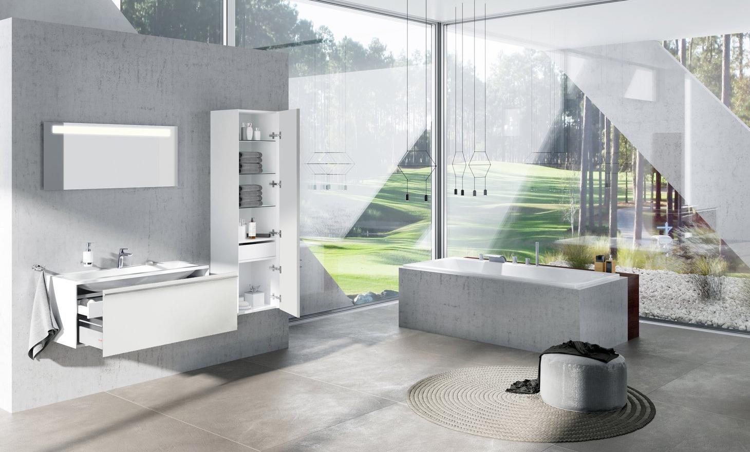 Пенал Ravak SB Clear R X000000763 40x155x35 см монтаж подвесной Белый (87259) - фото 4