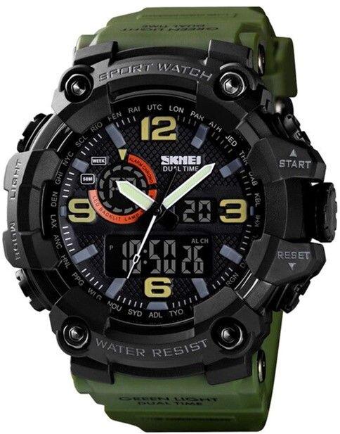 Мужские наручные часы Skmei 1520AG Army Green