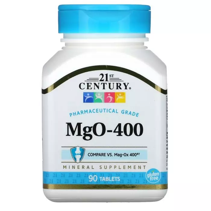 Магний 400 мг 21st Century Magnesium 90 таблеток (CEN27072)
