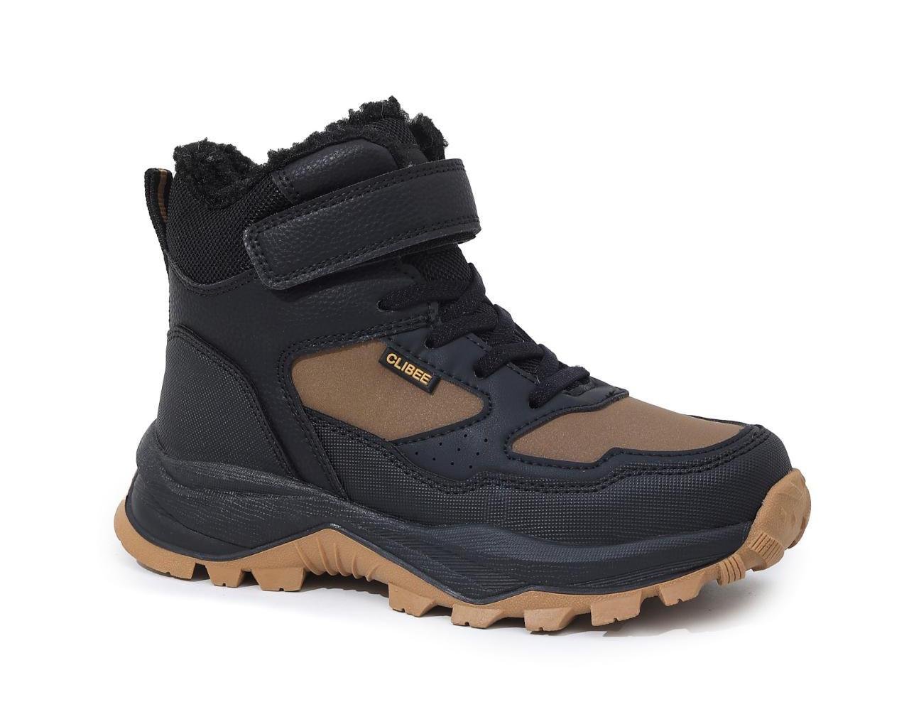 Ботинки зимние для мальчиков Clibee HC620262/32 р. 32 Коричневый