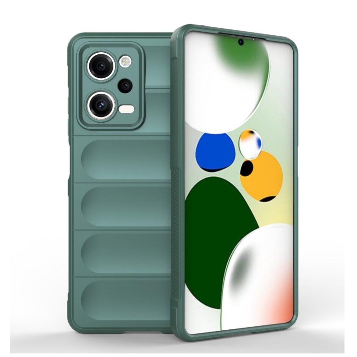 Противоударный чехол для Xiaomi Redmi Note 12 Pro 5G Cosmic Magic Shield / Dark Green