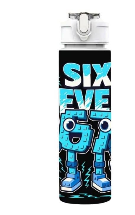 Детская бутылка для воды с трубочкой Six Seven Steal a Brainrot 750 мл (35110163)