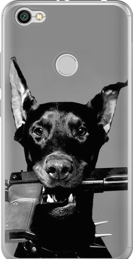 Чехол на Xiaomi Redmi Note 5A Prime Доберман (2745t-1063-42517)