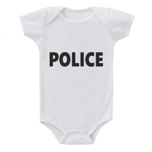 Боди детский POLICE 62 см Белый (426279-1-38293-62)