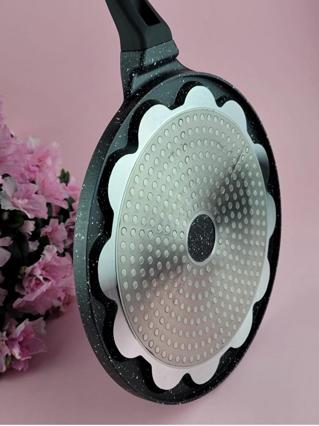 Сковорода для оладок Edenberg EB-7514 мармурове покриття 27 см (17634592) - фото 3 Сковорода для оладок Edenberg EB-7514 мармурове покриття 27 см (17634592) - фото 3