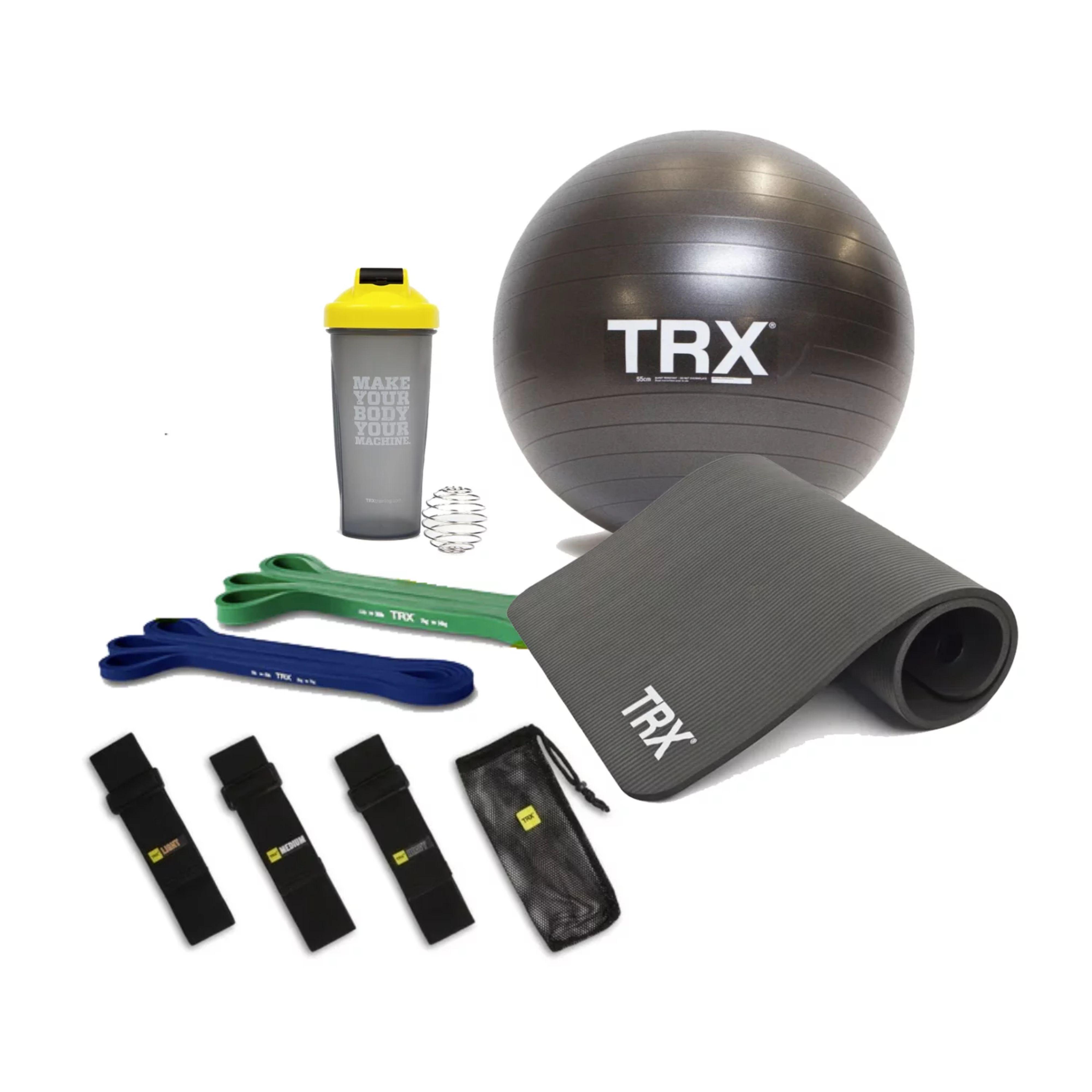 Фітнес-набір TRX Light для функціональних занять із шейкером/амортизаторами/фітболом та килимком (37514204)
