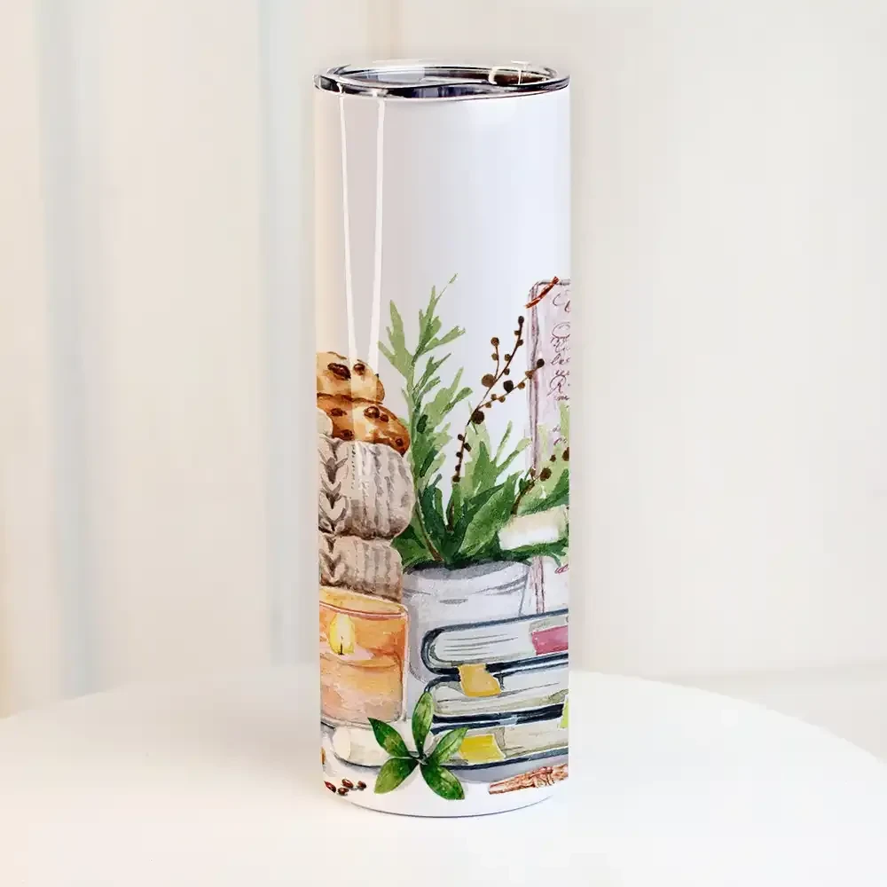 Термочашка Presentville Книги, какао и печенье 650 мл (TER_25NG003)