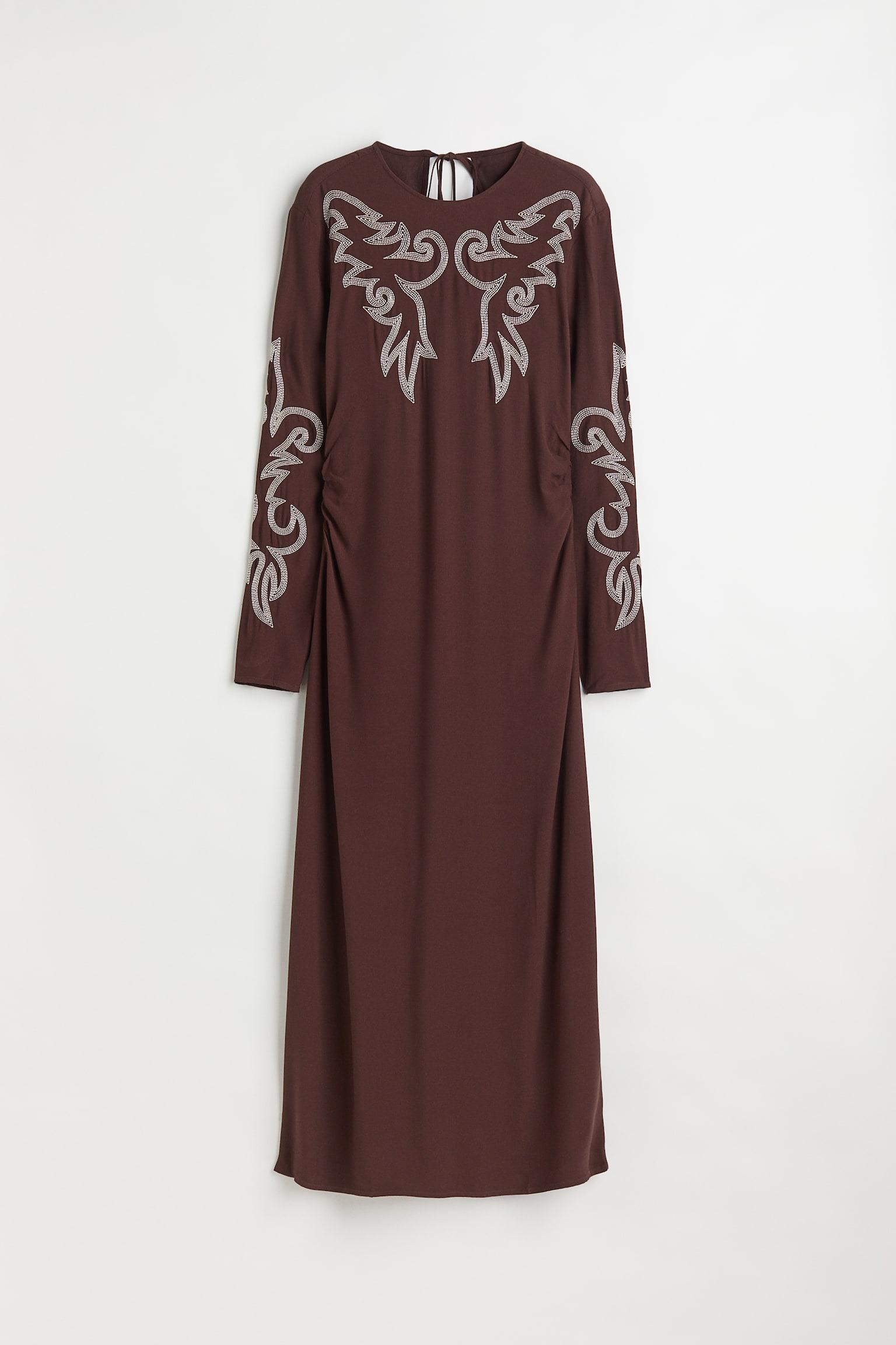 Сукня H&M XS Коричневий (S24061083806)