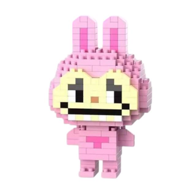 Конструктор детский Лабубу мини блоки 8 см 245 деталей Желтый (28711513) Конструктор детский Лабубу мини блоки 8 см 245 деталей Желтый (28711513)