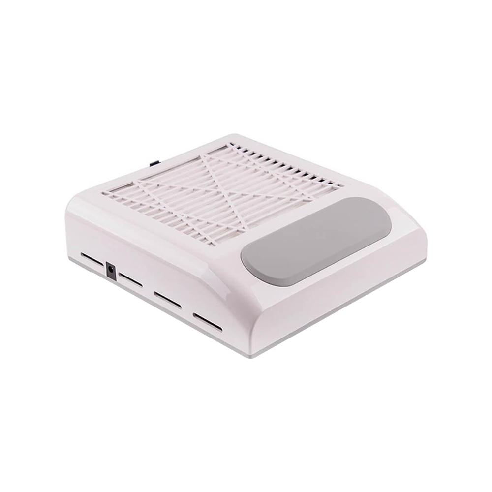 Вытяжка для маникюра Simei 858-8 с НЕРА-фильтром 80W настольная с подставкой для рук Белый (35576)