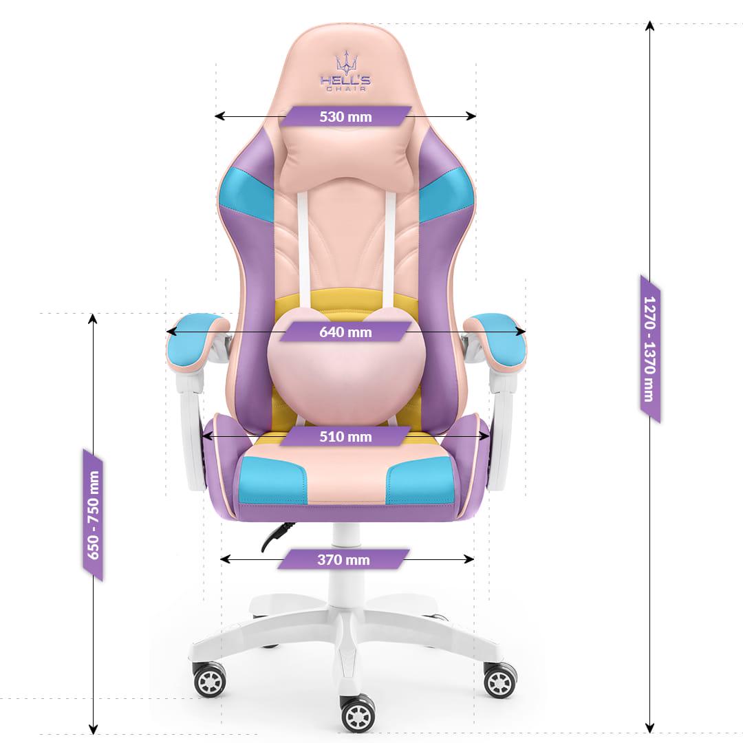 Крісло геймерське Hell's Chair Rainbow Plus-6113 (23707896) - фото 9 Крісло геймерське Hell's Chair Rainbow Plus-6113 (23707896) - фото 9