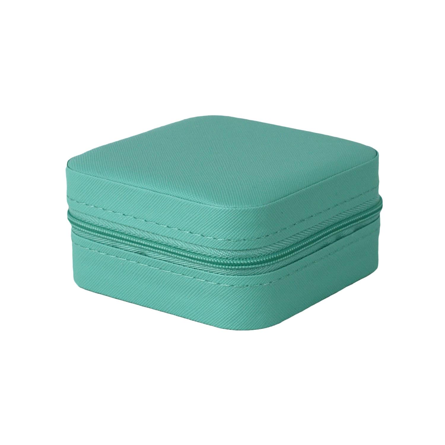 Шкатулка для украшений 10х5х10 см Бирюзовый (ШДД-17-1) - фото 2 Шкатулка для украшений 10х5х10 см Бирюзовый (ШДД-17-1) - фото 2