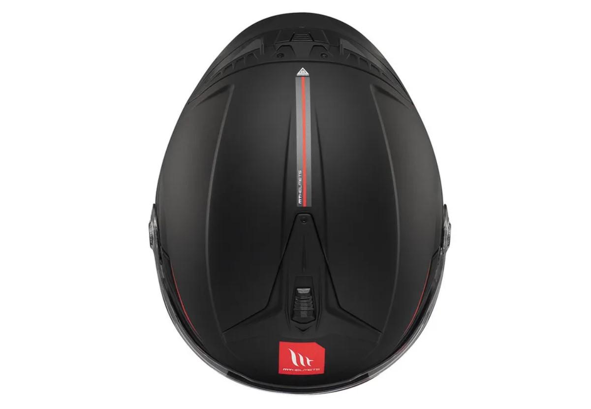 Мотошолом MT HELMETS Cosmo SV A1 XL Matt Black (32265) - фото 8