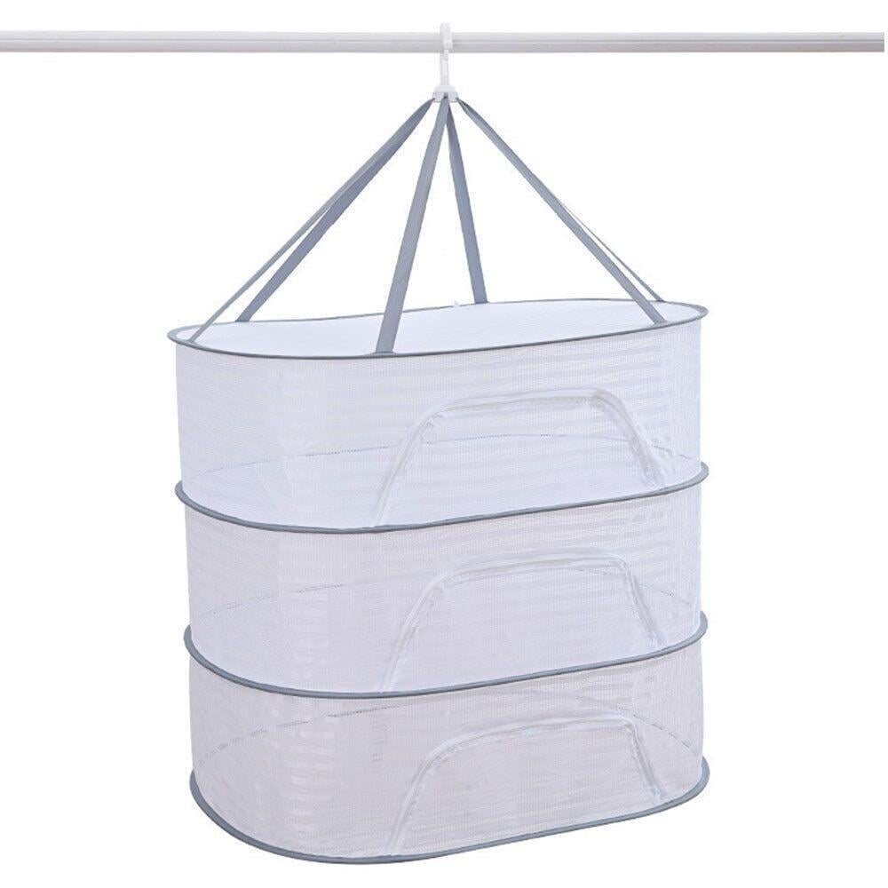 Сітка підвісна для сушіння риби/фруктів/овочів/грибів 3 яруси (2608973847) - фото 1