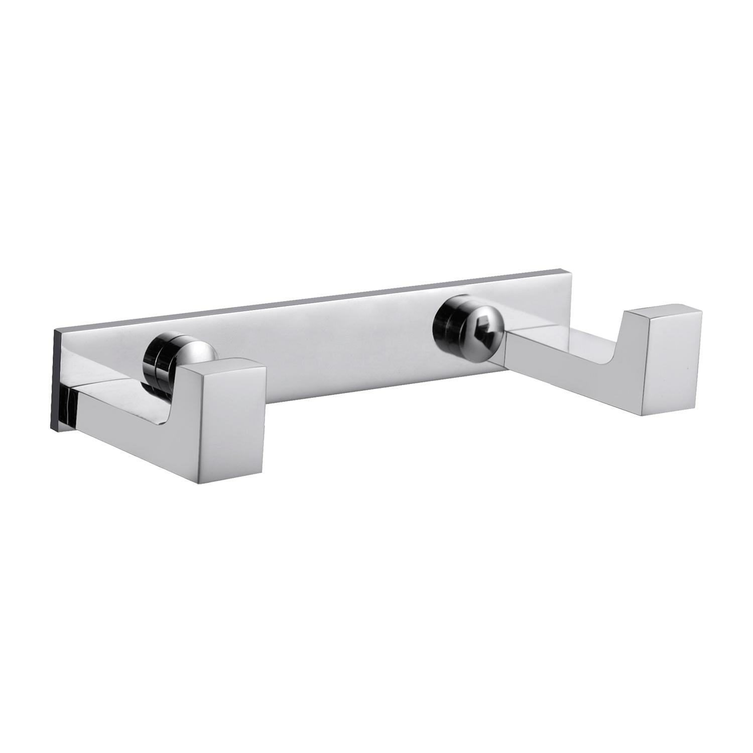 Планка с крючками для полотенец Omnires Uni UN10120/KCR двойной Хром (170270)