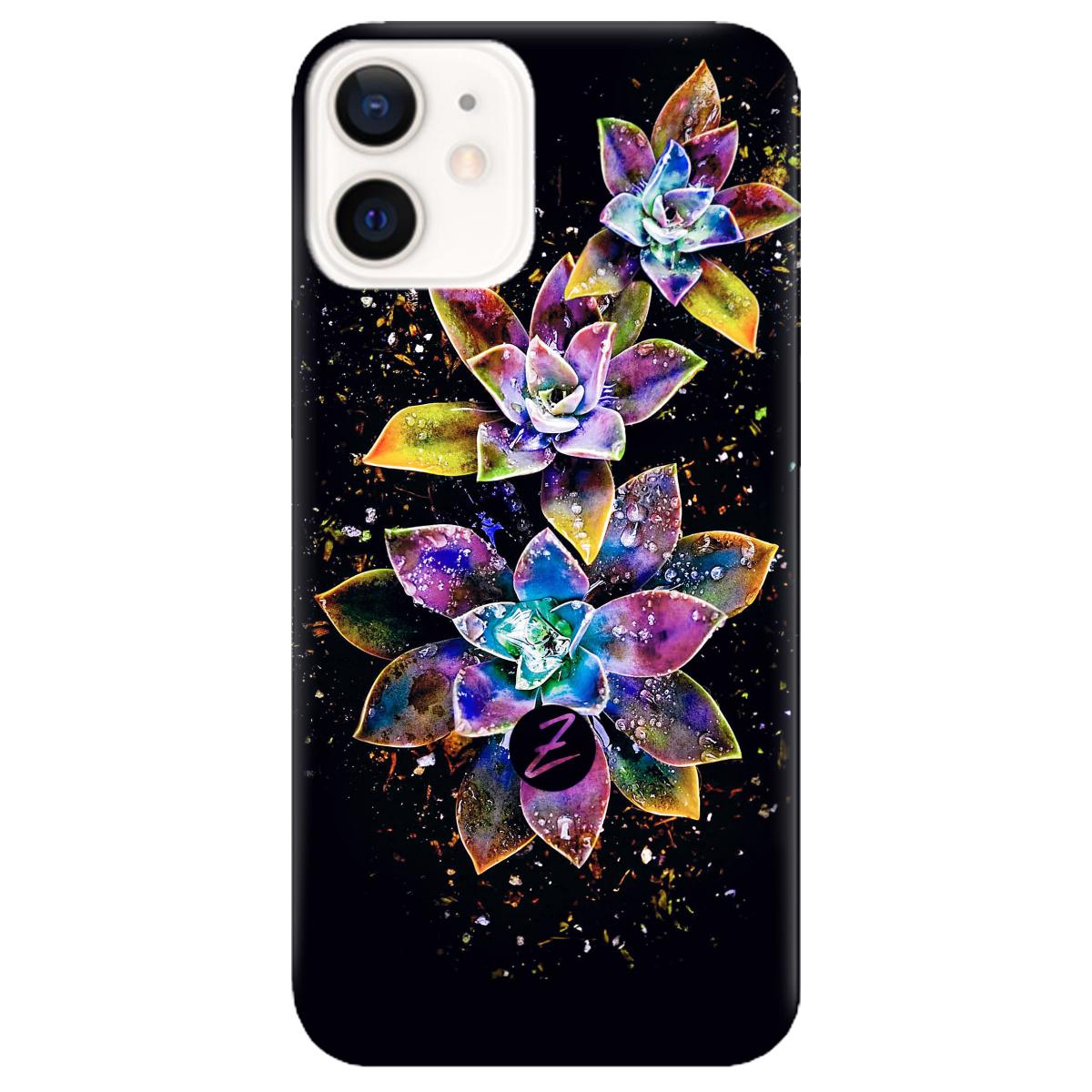 Силіконовий чохол Zorrov для Apple iPhone 12 Mini - Magical flowers (14050040101088341)