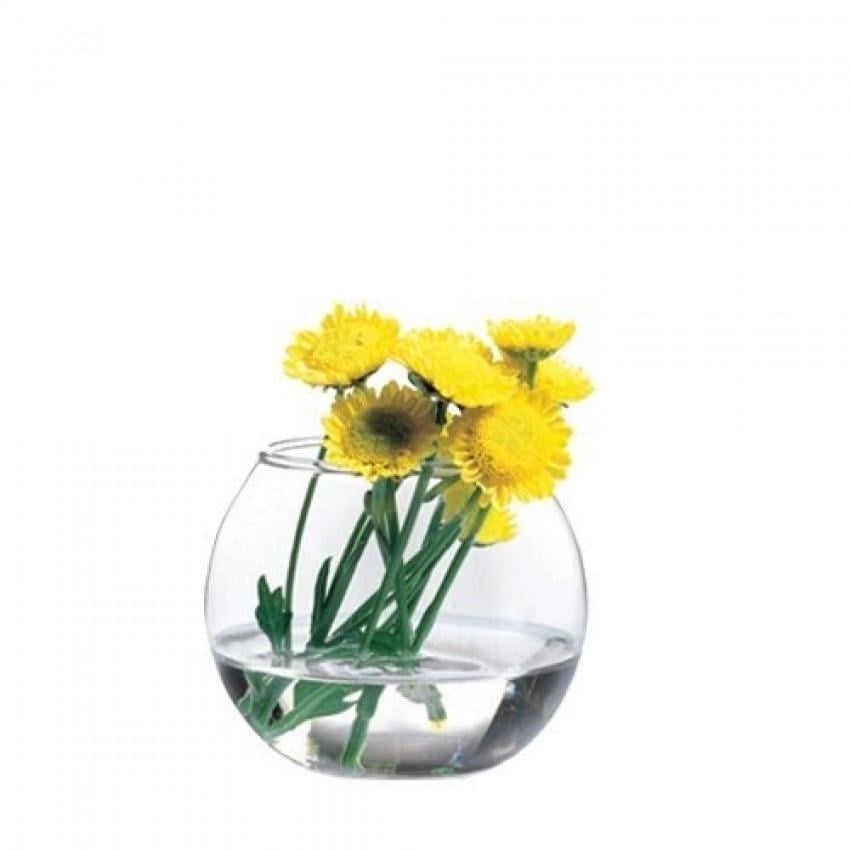 Ваза стеклянная Pasabahce Flora 43407 8 см d 10 см (1314251476) Ваза стеклянная Pasabahce Flora 43407 8 см d 10 см (1314251476)