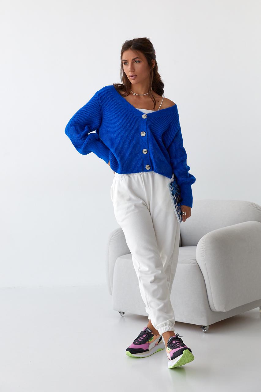 Кардиган в'язаний PORTAKAL S Синій (9528119) - фото 3 Кардиган в'язаний PORTAKAL S Синій (9528119) - фото 3