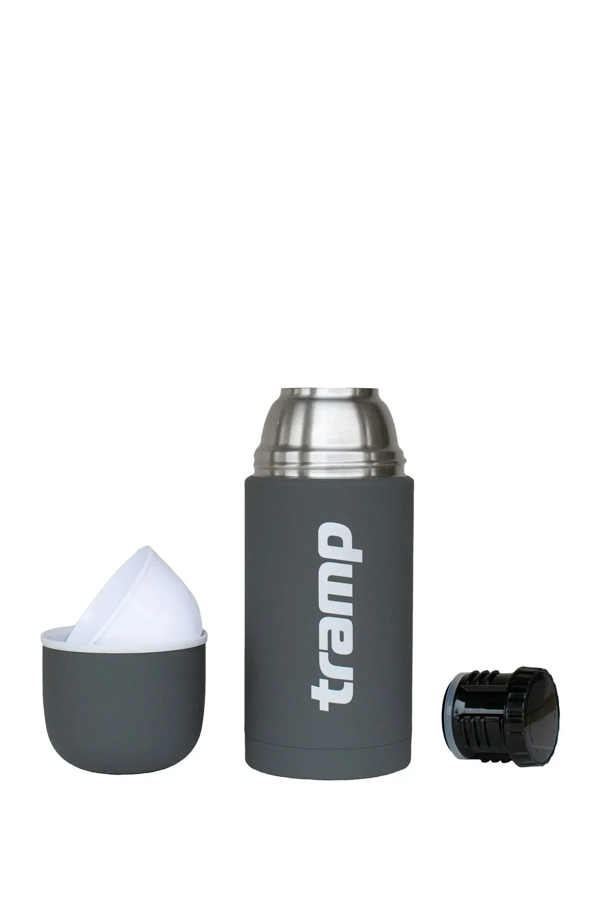 Термос для напоїв Tramp Soft Touch 0,75 л (UTRC-108-grey)