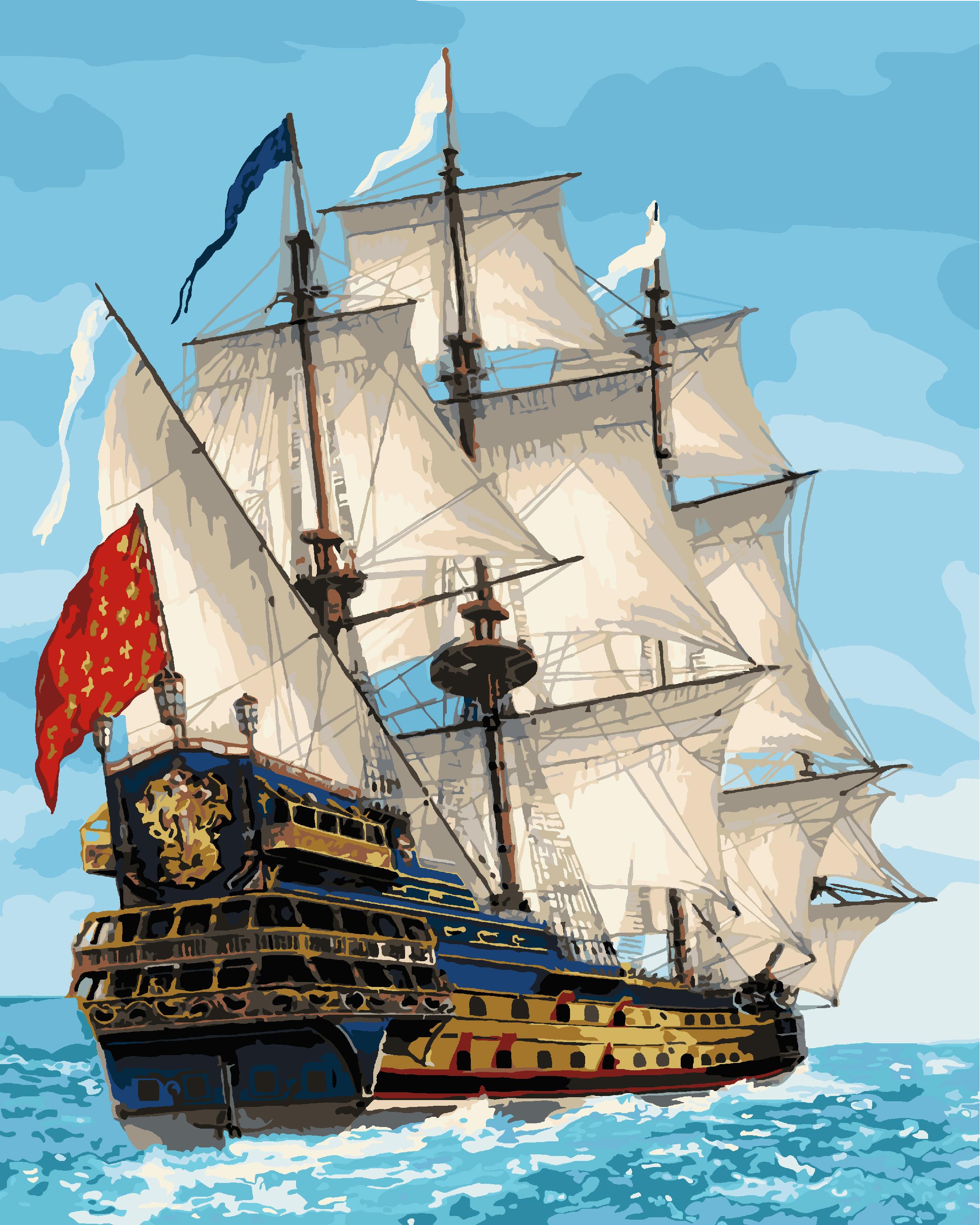 Картина по номерам Идейка "Королевский флот" 40х50 см (KH2729)