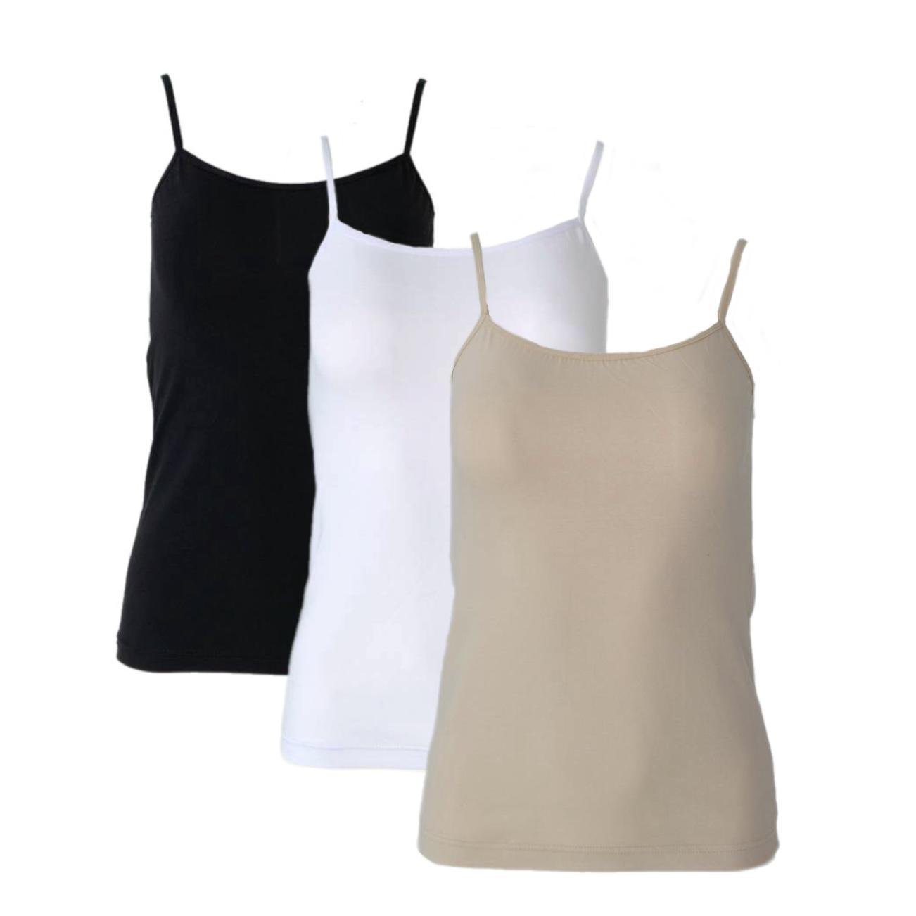 Набір майок на тонких бретельках L (32186946)