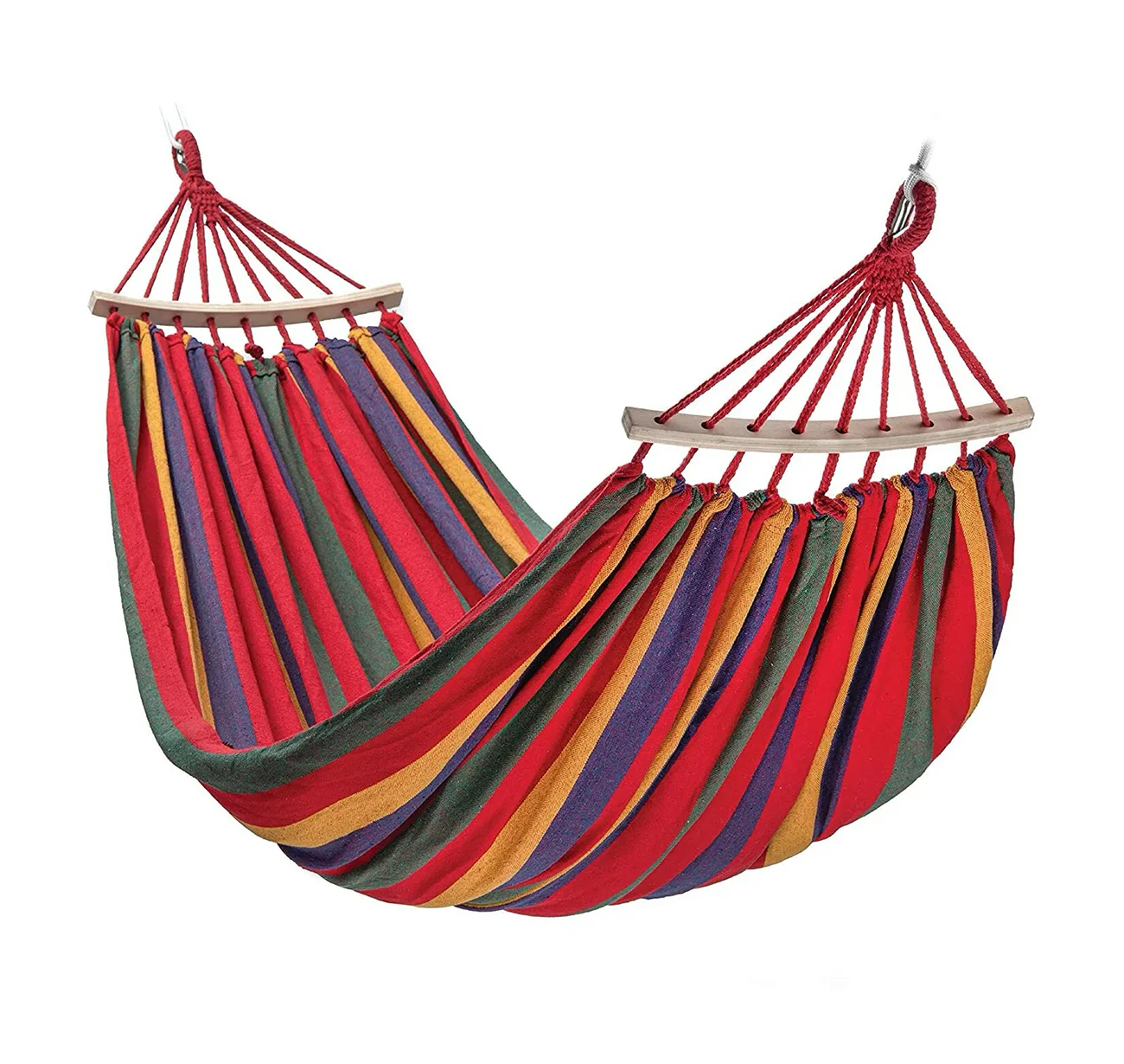 Гамак гавайский с планкой 210х150 см Оранжевый (29433666) - фото 3