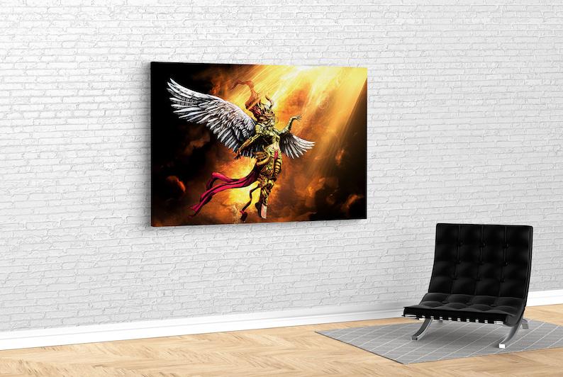 Картина для интерьера детскую Мистический ангел 51x34 см (620)