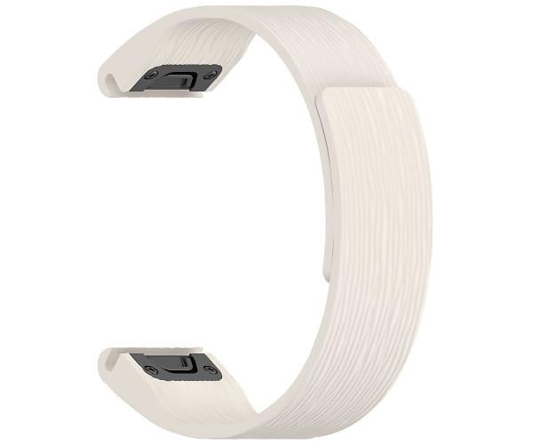 Ремешок Silicone Magnetic Wave для смарт-часов Amazfit T-Rex Ultra/Ultra 2 26 мм Кремовый