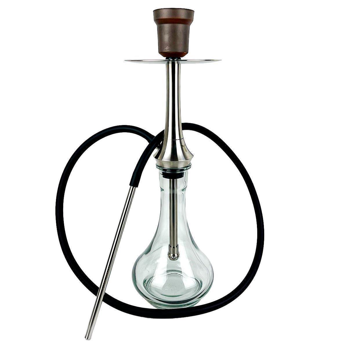 Кальян Totem Hookah Monolit Ultra Steel/Drop Clear