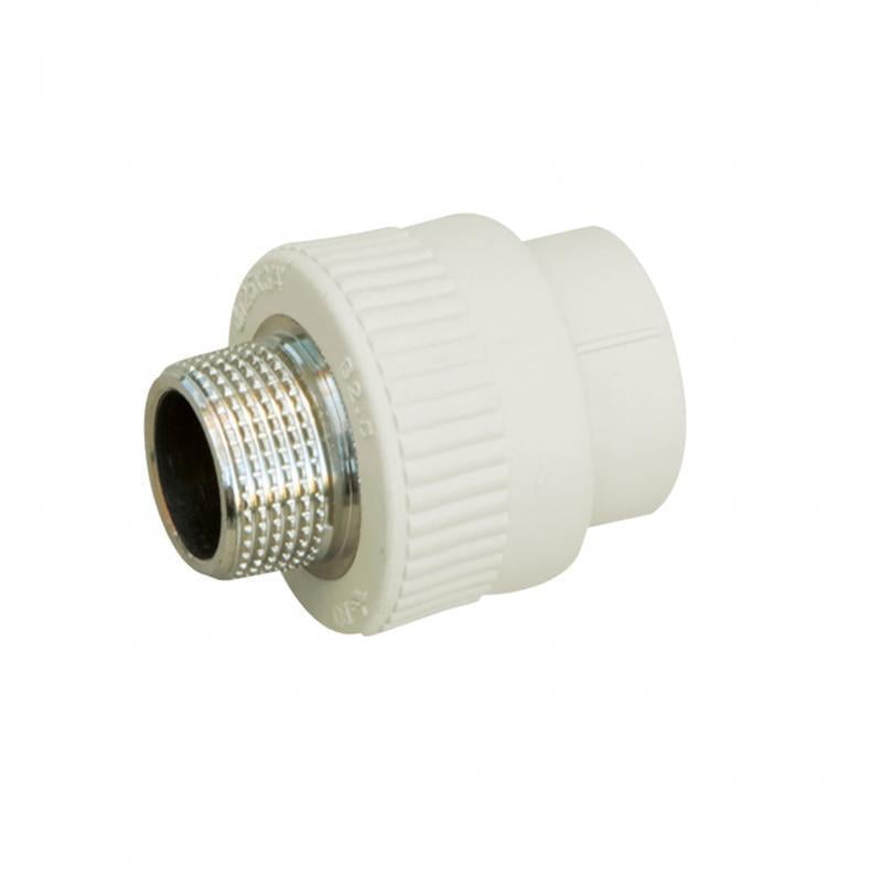 Муфта PPR Blue Ocean 40х1-1/4" НР (FRRS00006396) Муфта PPR Blue Ocean 40х1-1/4" НР (FRRS00006396)