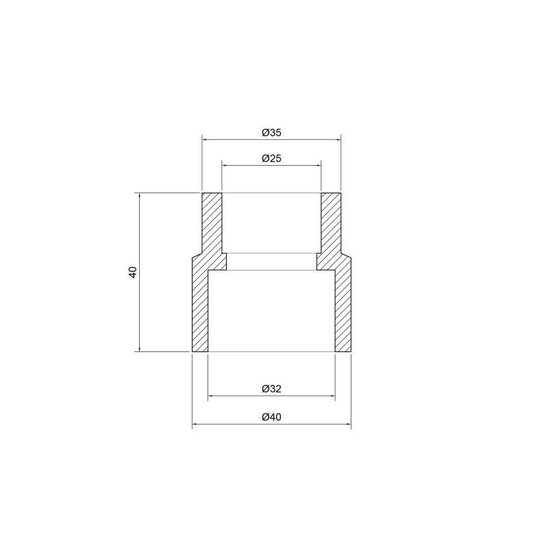 Муфта Thermo Alliance PPR переходная 35х25 (11066294) - фото 2