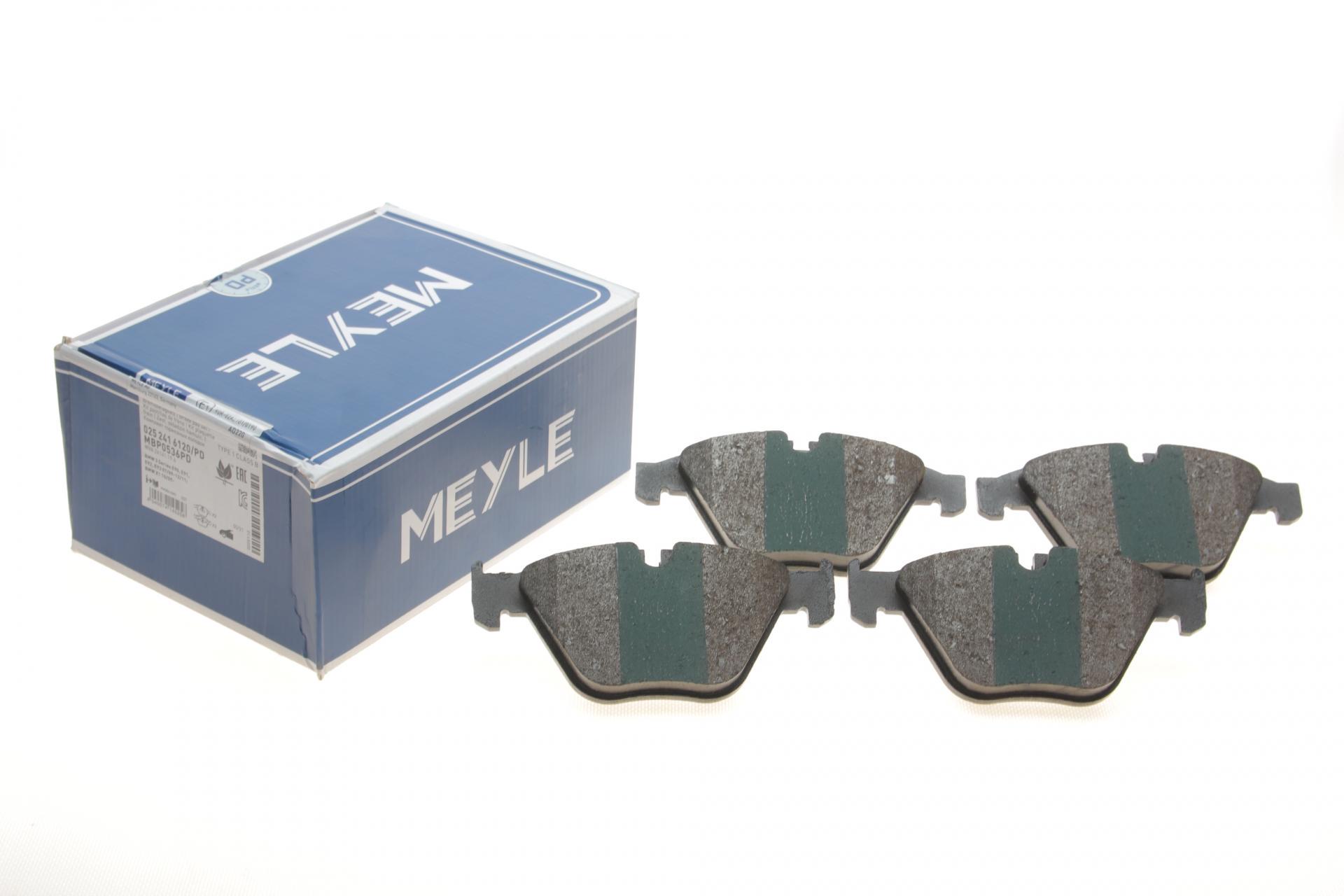 Тормозные колодки передние Meyle для BMW 3 E90-E93 04-13 (025 241 6120/PD)