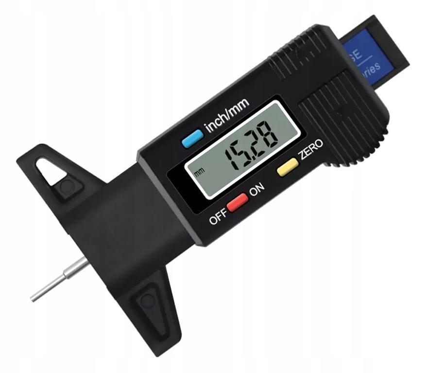 Измеритель толщины протектора шин LED 0-25 мм. Черный (72717545)