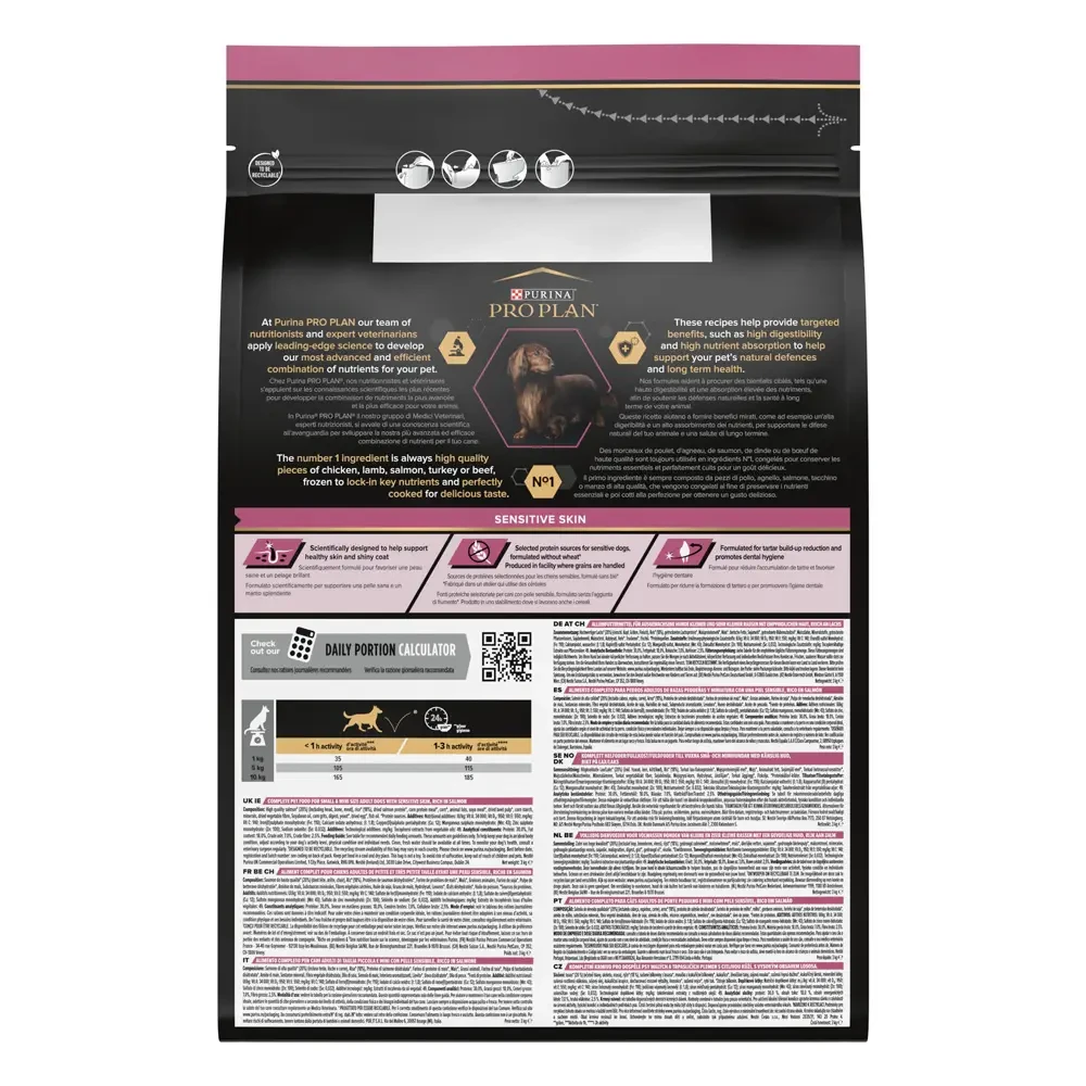 Сухой корм для собак Purina Pro Plan Small&Mini Sensitive лосось 3 кг (7613035114890) - фото 2 Сухой корм для собак Purina Pro Plan Small&Mini Sensitive лосось 3 кг (7613035114890) - фото 2