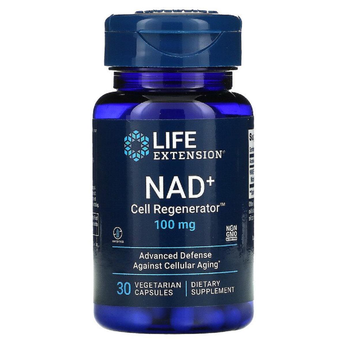 Регенератор клеток NAD+ Cell Regenerator Life Extension 100 мг 30 вег. капс. (14640)