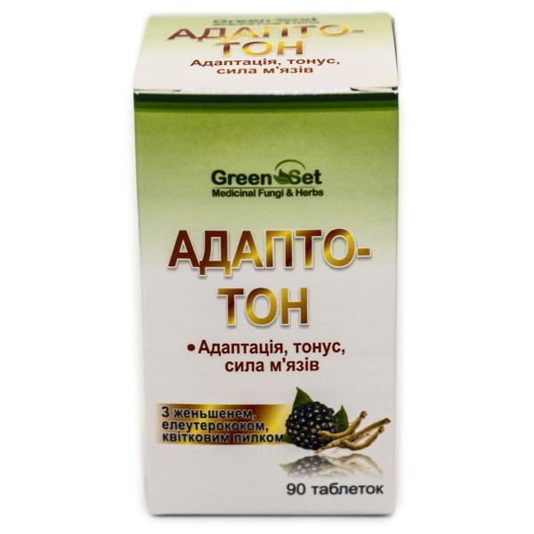 Средство противопростудное Green Set Адапто-тон адаптация/тонус/сила мышц 90 табл. (000024034)