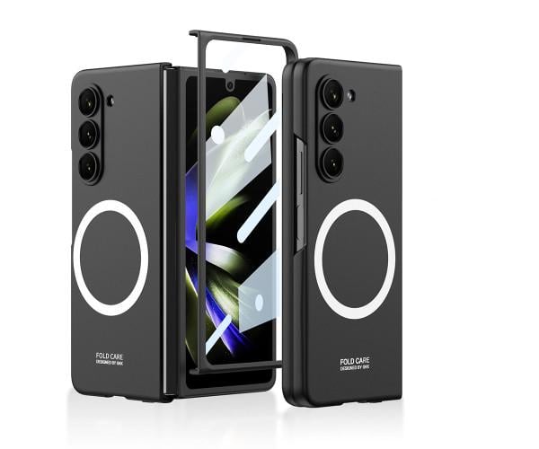Чохол Omeve Shockproof для Samsung Galaxy Z Fold5 з підтримкою безпровідної зарядки Чорний
