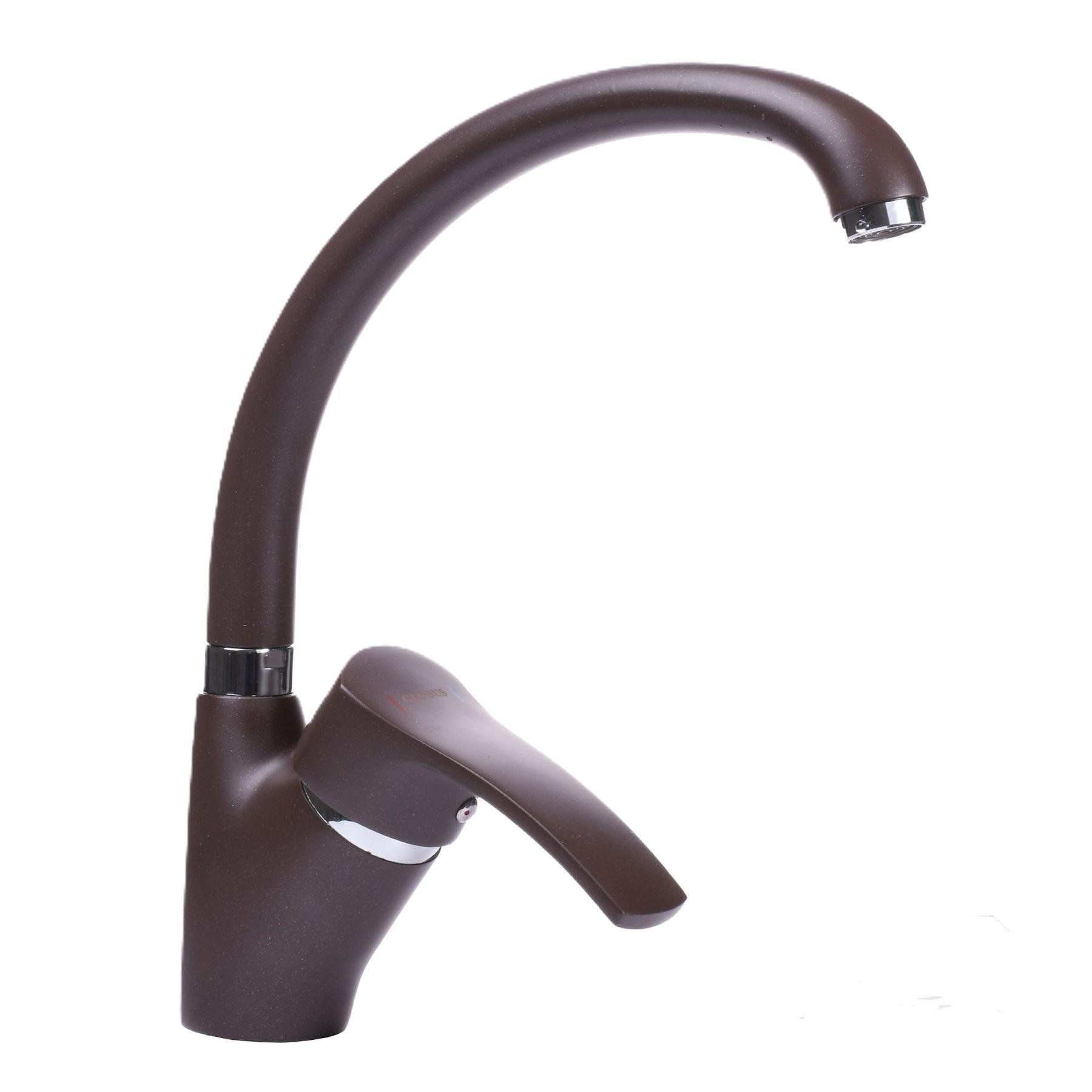 Кран на кухню Globus Lux Коричневый (19217)