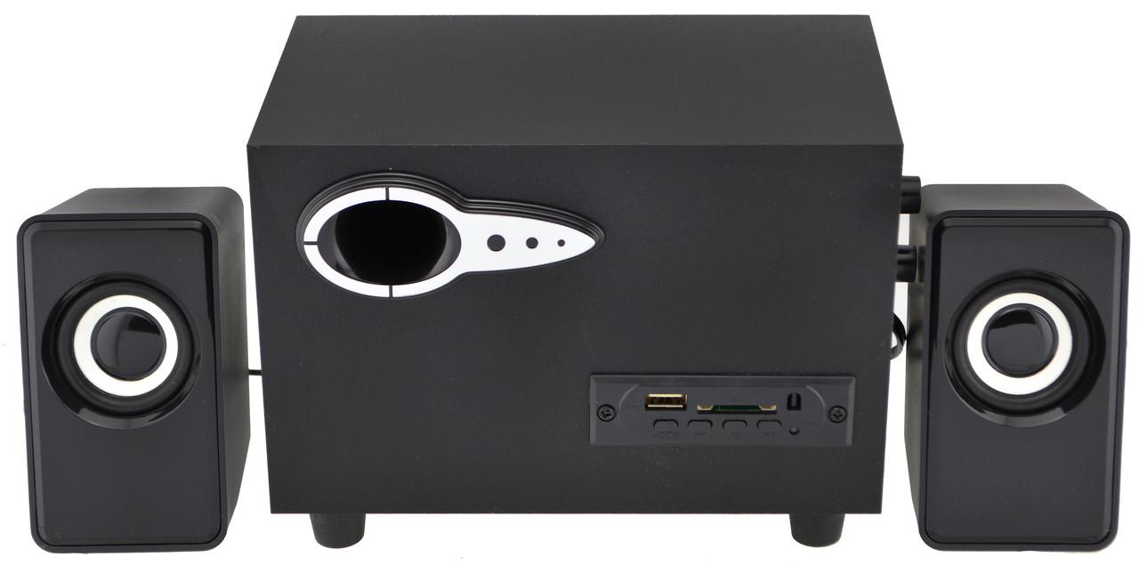 Колонки с сабвуфером ZC-215 с пультом Black (4129)