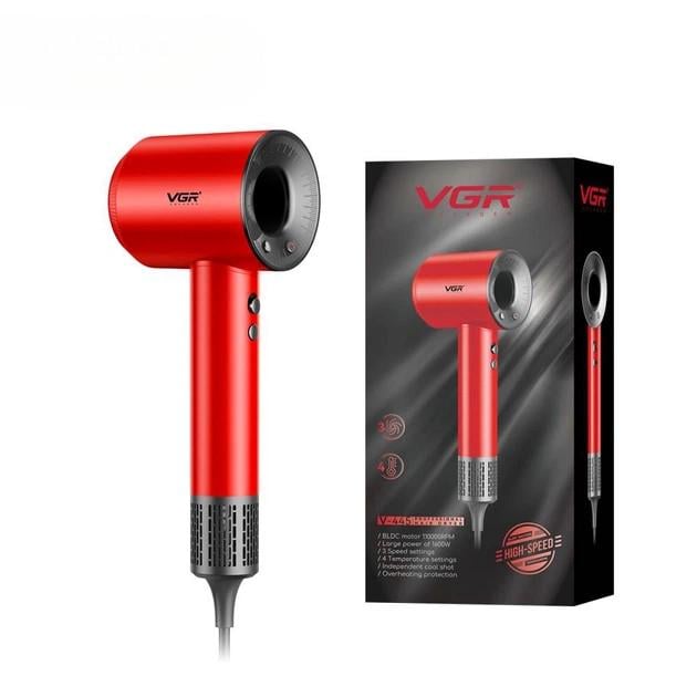 Фен VGR V-445 1600W BLDC 110000 об/мин Красный (ML-05423)
