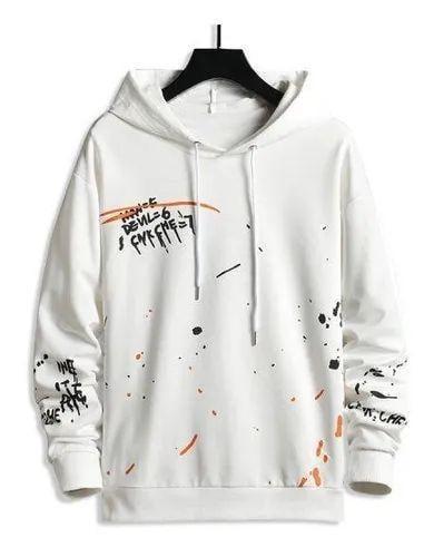 Худи мужское с принтом Pin-000-3022 XXXL Белый (2702804698)