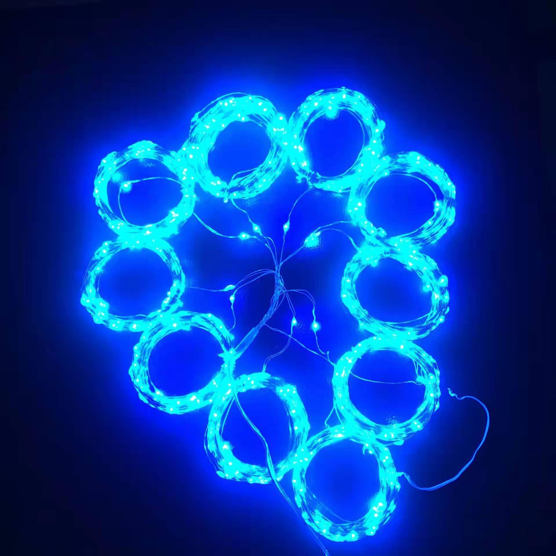 Гирлянда-штора Роса 200 LED 3х2 м Синий (173302BL) Гирлянда-штора Роса 200 LED 3х2 м Синий (173302BL)