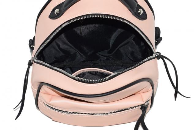 Рюкзак жіночий з шкірозамінника Рожевий - фото 5 Рюкзак жіночий з шкірозамінника Рожевий - фото 5